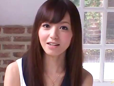 Aino Kishi's Pretty Face Gets Drenched by Massive Cumshot Load