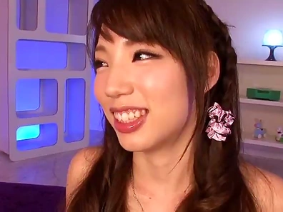 Seductive Yui Fujishima Gets Hardcore Fucked by Two in Hot Threesome Scene