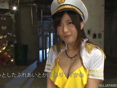 Kitano Nozomi's Hot Cosplay Leads to Messy Facial Threesome Fun