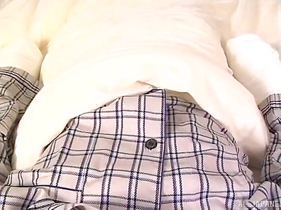 Timid Nurse Strips for Her Doctor Before Giving Him a Deep Blowjob Treat