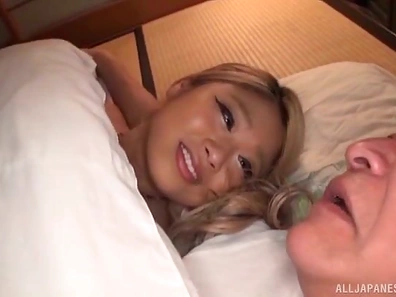 Sexy Blonde Japanese Kizaki Rena Gets Oily Rough Fucking