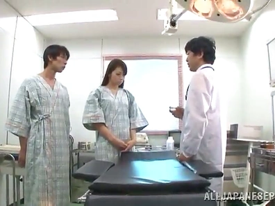 Sultry Japanese Patient Gets Kinky Doctor Exam Probing Her Hairy Pussy