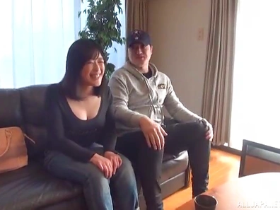 Sultry Kawaguchi Hasumi Teasing Horny Neighbor Before Passionate Fuckfest
