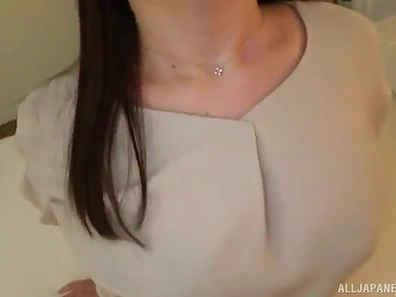 Aina Shinkawa Moans Loudly While Riding Boyfriend’s Dick Cowgirl Style