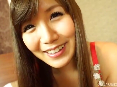 Seductive Saki Mizumi Teases and Plays With Erect Hard Cock Again