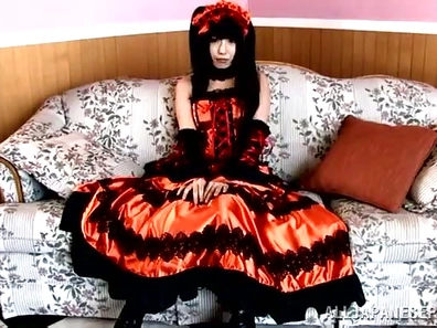 Seductive Japanese Cosplay Babe Gives Blowjob Before Hot Fuck With BF