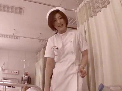 Seductive Nurse Gets Pussy Vibrated Before Hardcore Slamming