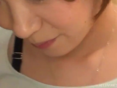 Hot Threesome Action: Japanese Chick and Boyfriend Hardcore Fuck Fest