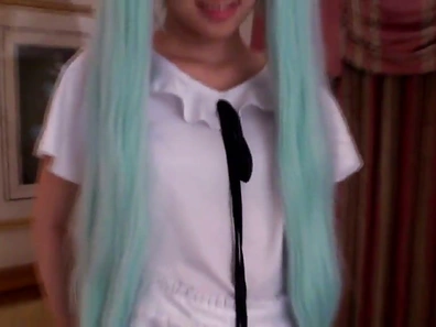 Hot Asian Bimbo With Pigtails Gets Hardcore Fucked Backstage Action