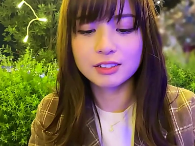 [Cuteness without blind spots! The strongest style JD and Icharab SEX] As soon as I enter the jacuzzi with the latest Reiwa female student who shined as a Miscon finalist, I got horny and got an outdoor blowjob without worrying about the public ey