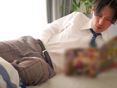 Japanese Brunette Teacher Gets Cumshot After Hot Sex Session