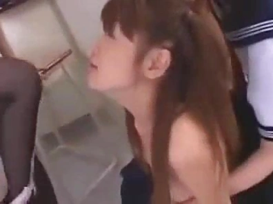 Lesbian Teacher Faces Strap-On Passionate Action in Tokyo Classrooms