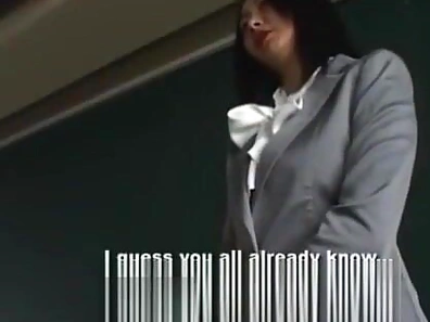 Asian Teacher Enforces Discipline With A Spanking In The Classroom