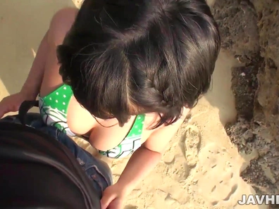Megumi Haruka Takes Japanese Blowjob Outdoors for Steamy Action