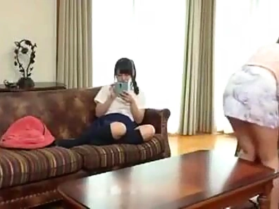 Seductive Step-MILF Gives Blowjob then Showers with Asian Teacher Fantasies