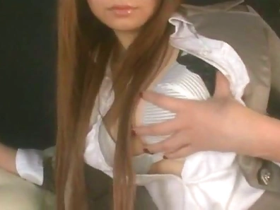 Seductive Asian Secretary Gets Tits Fondled in Office Porn Compilation