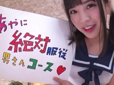 Japanese schoolgirl is getting banged