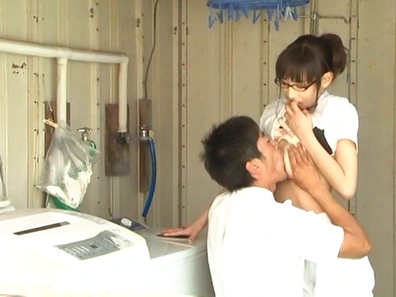 Arousing Japanese AV Model flirts with a guy and gets screwed