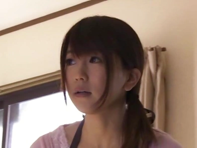 Saki Ninomiya receives a big cock in her tiny pussy