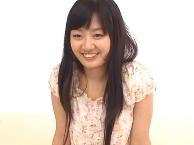 Brunette girl with tiny tits Himari Yuzomoto gets her hairy pussy banged