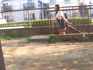 Juicy Tokyo girl in a school uniform sucks and rides a dick in pov