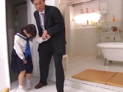 Hot bath with nice teen Yuri Shinomiya