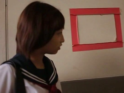 Brave Japanese teen Ayumi Kimino deepthroats and jerks off cock
