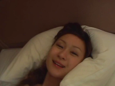 Delicious Japanese babe Rena Nomura licks cock and rides it hard