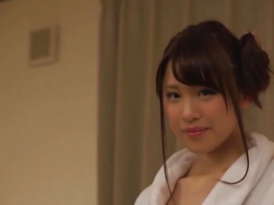 Lusty beauty Yuikawa Chihiro enjoys her pussy wet