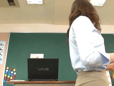 Jun Harada gets bonked hard in the classroom