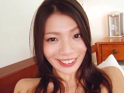 Busty Japanese AV model provides flaming solo scenes
