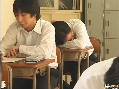 Naughty Asian schoolgirl in extraordinary
