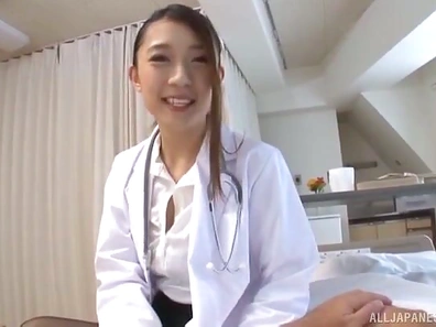 Hamasaki Mao Japanese Nurse Rides Patient's Cock Until She Cum
