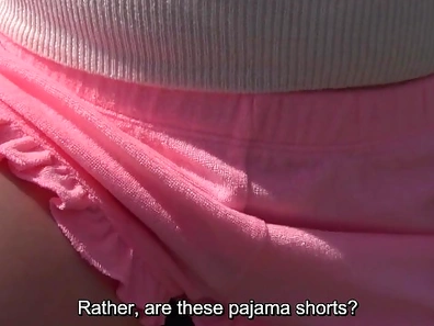 Shy Japanese Wife Enjoys Outdoor Sex Under Clear Blue Skies